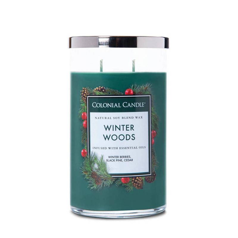 BOUGIE COLONIALE WINTER WOODS CLASSIQUE 538 g BOUGIE DE SOJA
