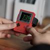 Schreibtischhalter für Apple Watch Lade-Ständer Retro-Computer-Muster Ladebasis für iWatch 8 7 6 5 4 3 2 SE Silikon-Dock