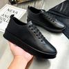 New Leather Casual Shoes for Men Fashion Sneaker Trendy Streets Skateboard Shoe Designer Platform Shoes for Men Vulcanized Shoes