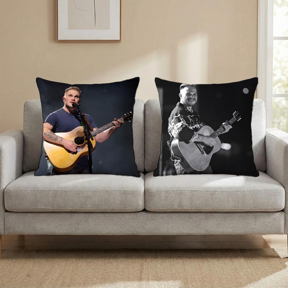 Zach Bryan Cushion Cover Multi-Scene Pillow Cover for Home & Car - Reversible, Soft & Durable for Daily Use