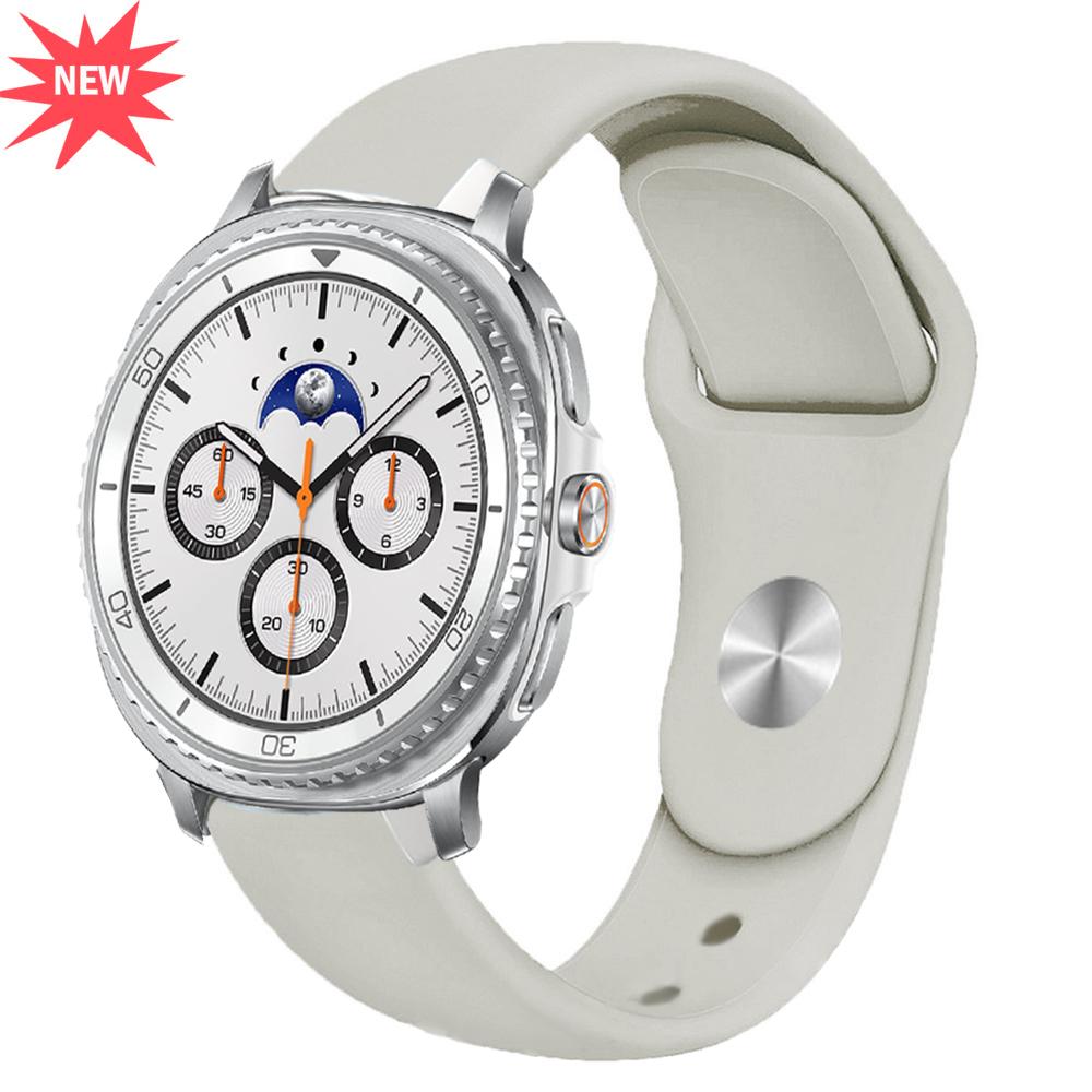 Watch Band For Samsung Galaxy Watch 6 Strap Replacement Silicone Bracelet Correas For Samsung Galaxy Watch 8 Classic 46mm