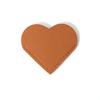 Mini Heart-shaped Corner Page Marker Vintage Handmade Leather Bookmark Creative Durable Book Page Marker Students