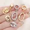 1pcs/lot 14/18K Gold Color Plated Metal Copper Necklace Clasp Connectors for DIY Jewelry Making Necklace Bracelet Accessories