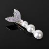 Fashionable Pearl Fishtail Hair Clip for Girls