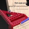Multifunctional Aluminum Right Angle Woodworking Measuring Ruler and Marker Tool