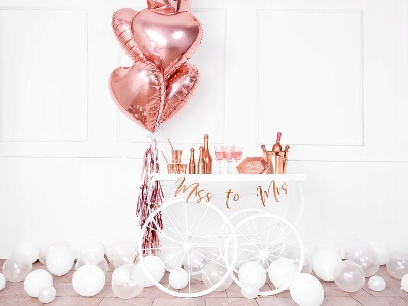 Heart Foil Balloon, Rose Gold, 45Cm, 1 Piece