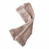 Thicken Warm Long Tube Sock Cover Stripe Foot Warmer Kawaii Coral Fleece Stockings  Autumn