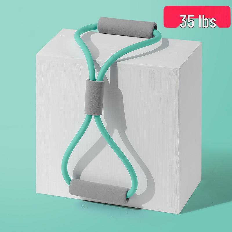 8-Shaped Resistance Band for Fitness and Weight Loss: Slimming Yoga and Stretching Equipment for Men and Women