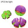 Ball Flying Saucer Deformation Frisbee Bouncing Music Lights Kid Toy Outdoor Pet