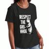 Respect Groundhog Wounisex's Cotton T Shirt, Premium Cotton Print, Durable, Casual Fashion. Cute Groundhog Graphics, Perfect Gift For Groundhog Lovers