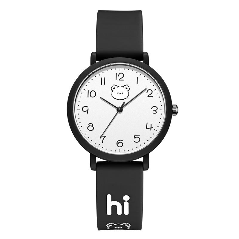 Cartoon Animation Student Watch Candy Color Waterproof Silicone Watch Small Fresh Junior High School Quartz Watch