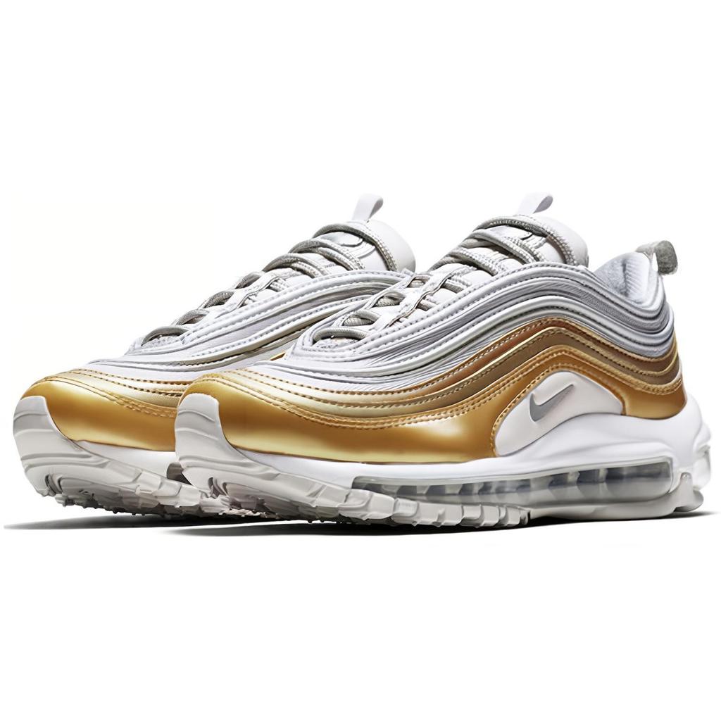Ny Nike Air Max 97 Vast Grey Metallic Gold Dame AQ4137-001