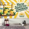 2D Fresh Squeezed Lemonade Backdrop Summer Lemonade Stand Photography Background