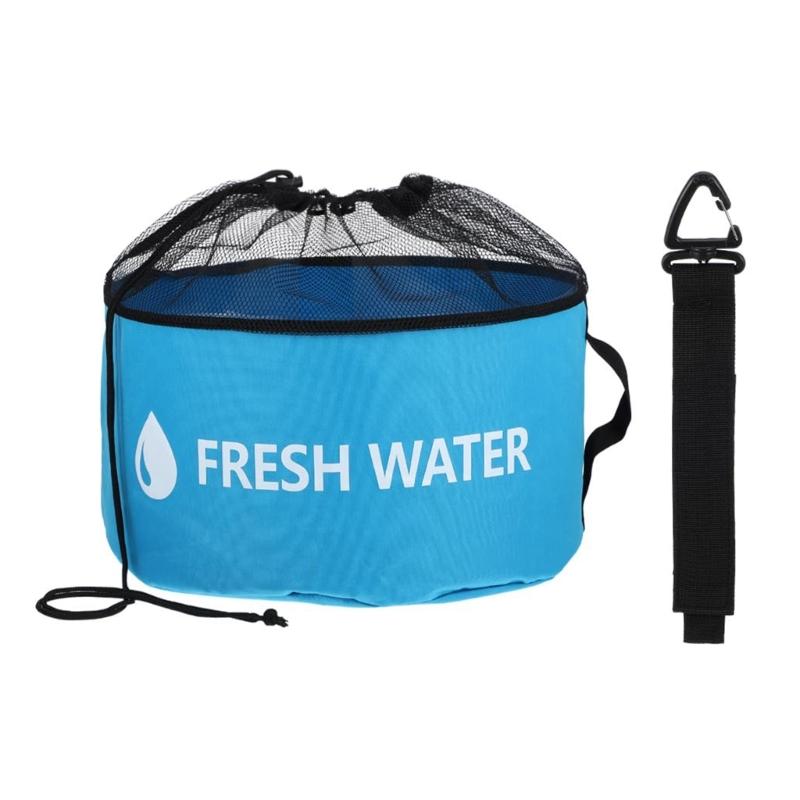 Camper Organizer Tasche für Schläuche Kabel 4 Farbabschnitte Wasserdicht Oberes Netzfach Camper Aufbewahrungslösung