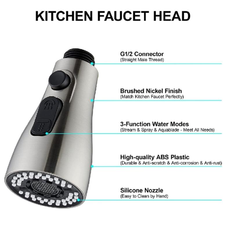 Modern ABS Faucet Repair Replacement Part Leak Complimentary Plan Easy Installation For Scullery Improve