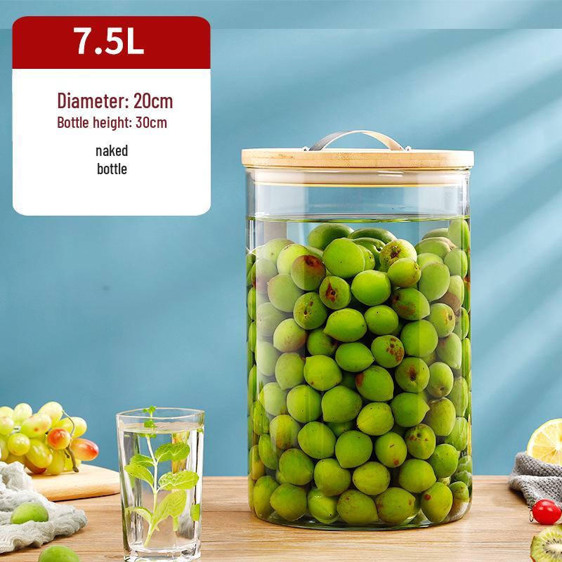 Heat-Resistant Fruit Wine Bottle with Faucet, Ideal for Plum Soaking, Grape Winemaking, and Beverage Brewing At Home