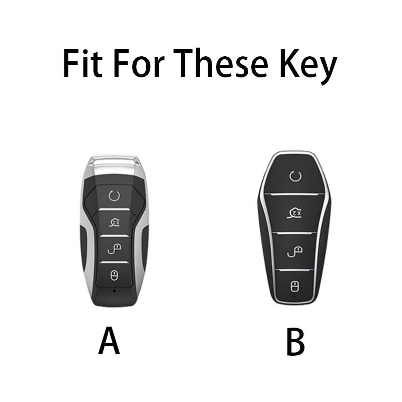 TPU Car Key Case Cover For BYD Han Ev Tang Dm/Qin PLUS/Song Pro/MAX/Yuan Dolphin E2 Protector Auto Key Car Accessories