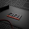 For ZEEKR 001 X 007 7X 009 Black Badge Front Rear Badge Blackened Modification Accessories
