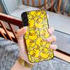 Cute Cartoon Duck Phone Case For Samsung S26 S25 Plus S20 S20 Plus S22 Ultra S23 FE S21 Plus S21 Ultra Glass Cover
