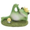 Tea Life Daikai Copeu Mascot Frog Yoga Yellow Cm 74495 W4.5 D2.9 H3.3