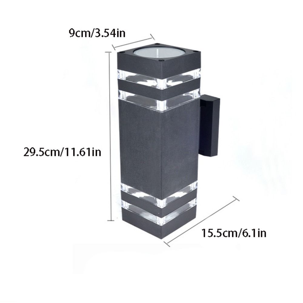 Minimalist Style Outdoor Sconce Up Down Lighting LED Wall Light Simple Wall Lamp  Villa Exterior