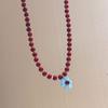 Jewelry Gift Bohemian Choker Ornaments Clavicle Necklace Lovely Flowers Beaded Necklace  Beach