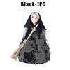 Hauntingly Elegant Witch Broom Tree Topper Halloween Star Decor Premium Resin Craft Gothic Christmas Collectible