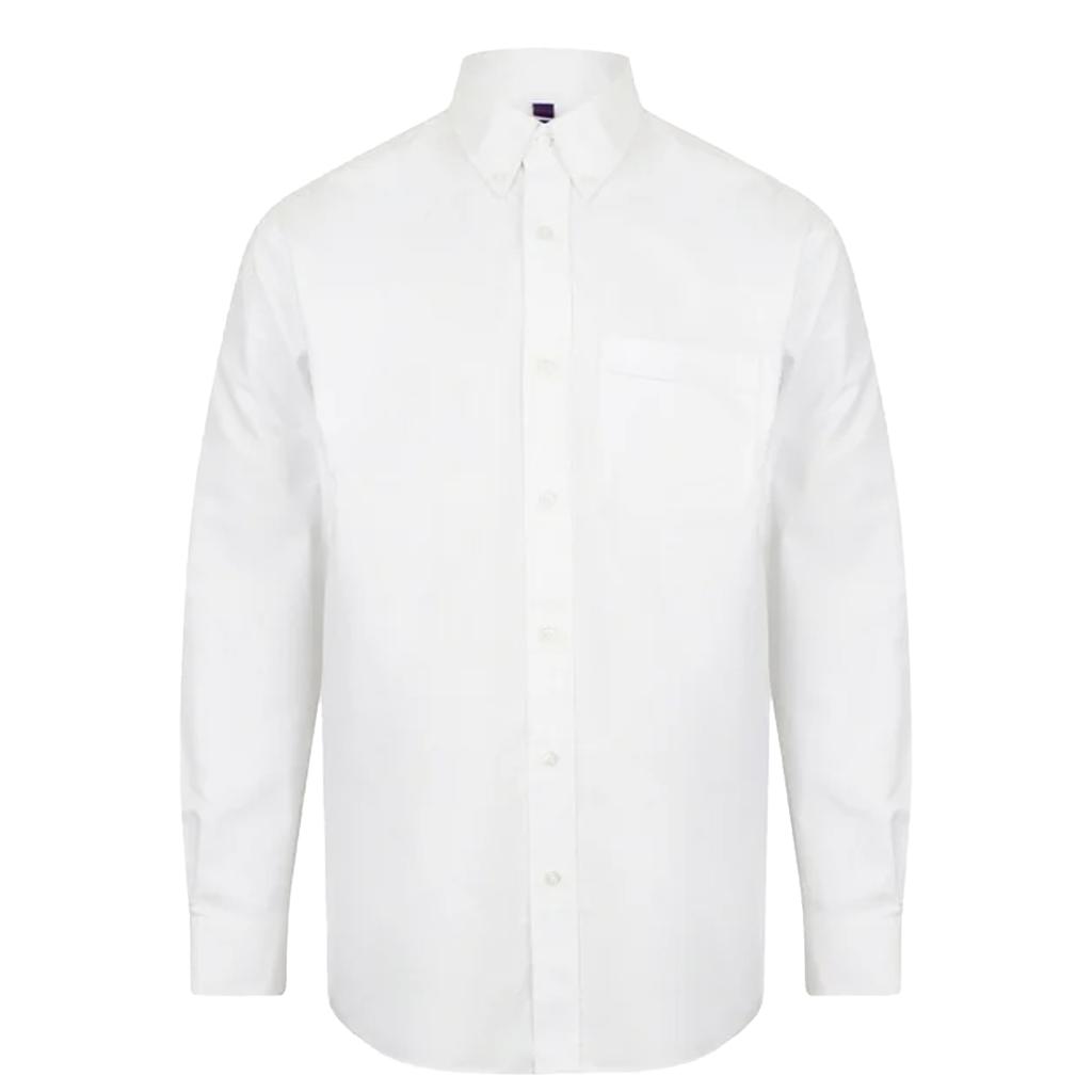 Henbury Męska koszula formalna z krótkim rękawem bawełniana CoolPlus