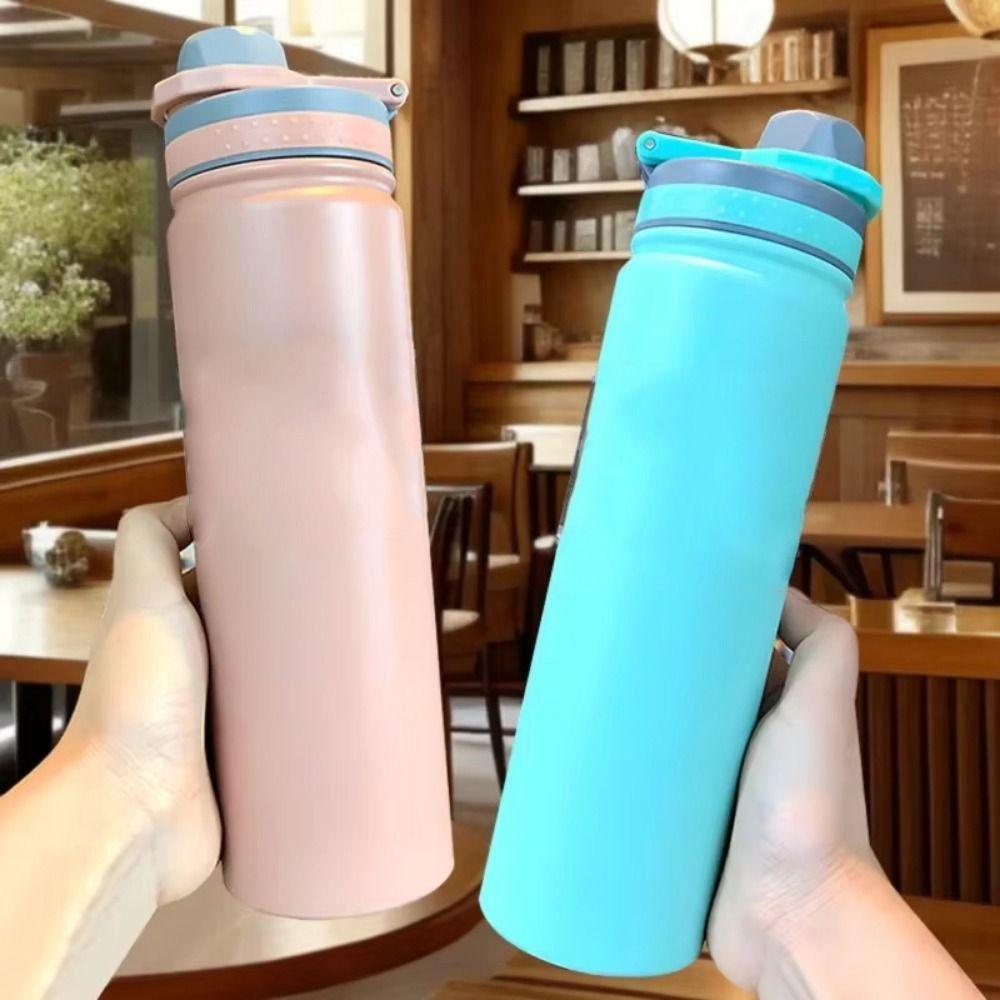 Large Capacity Thermal Water Bottle 750ML Vacuum Flask Reusable Sport Thermos Cup  Kitchen Supplies