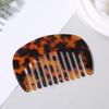 Pocket Comb Acetate Hair Comb Marble Pattern Scalp Massage Comb  Travel Essential