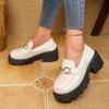 Plus Size Shoes for Women Summer Autumn Women Paltform Flats Loafers Comfortable Slip on Work Shoes Casual Footwear 35-42