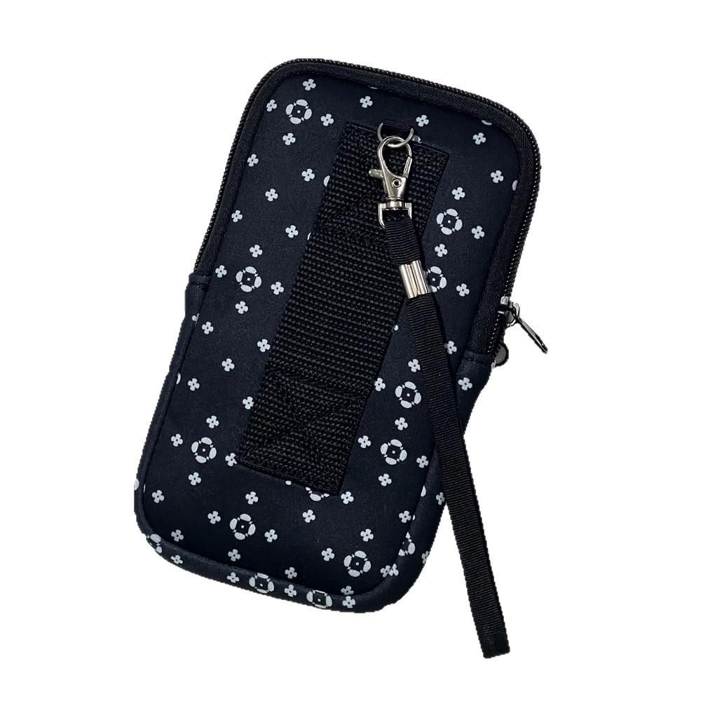 Neoprene Zipper Phone Bag Belt Wearing Phone Bag Pouch  Portable Power Source