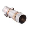 Qiilu 51mm Exhaust Middle Pipe Exhaust Pipe Middle Section Stainless Steel for Kawasaki Z250 Ninja 250 13-16