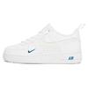 Air Force 1 Low LV8 GS White Blue Kids Sneakers FB8034-100