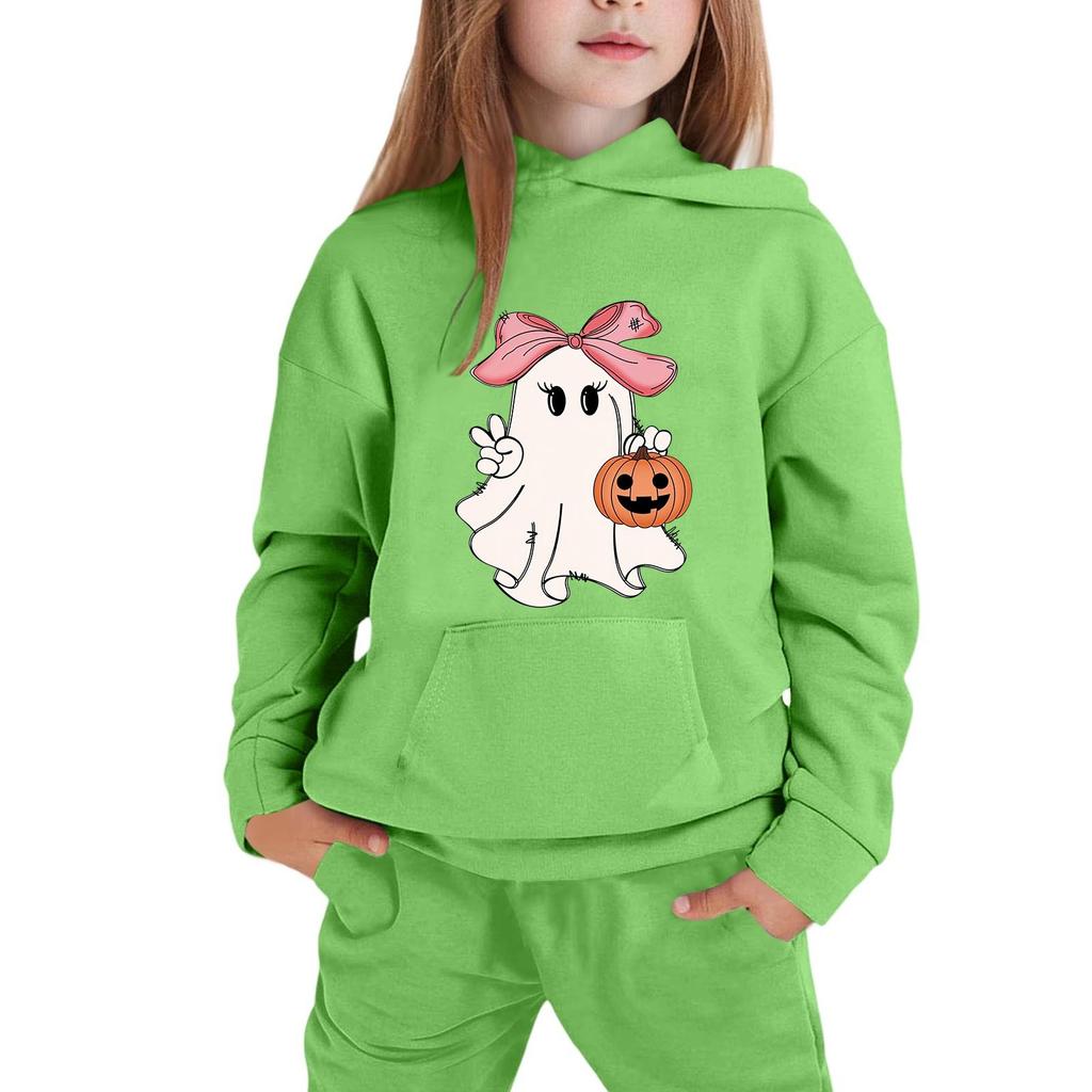 Children's Hoodie with Halloween Print for Casual Wear