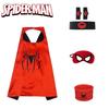 Spider-man Heldenumhang und Maske Halloween Cartoon Anime Launcher Handschuh Uhr Set