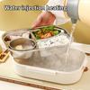 1200ml 304 Stainless Steel Bento Lunch Box With Soup Bowl Portable Sealed Food Container 4 Compartments Lunch Container
