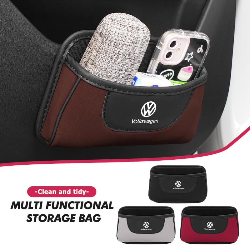 TMBCU1 For Volkswagen VW Car Storage Bag Small Collecting Bags Door Seat Back Organizer Polo Jetta Sagitar Magotan Passat B5 B6 B7 CC