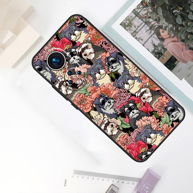 

Schnauzer Puppy Dog Art For Honor Magic 7 Lite 5 6 8 Pro Case For Honor 200 400 90 70 50 Win RT X8c X8b X9b X9c X9d Honor X8b