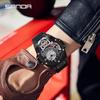 SANDA New World of Warcraft Drive Men's Watch Fashion Calendar Nights Light Syonatological Watch