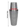2 Piece Set Weighted Tins Boston Shaker Metal Drink Mixer Vintage Cocktail Shaker Set  Bar Mixing