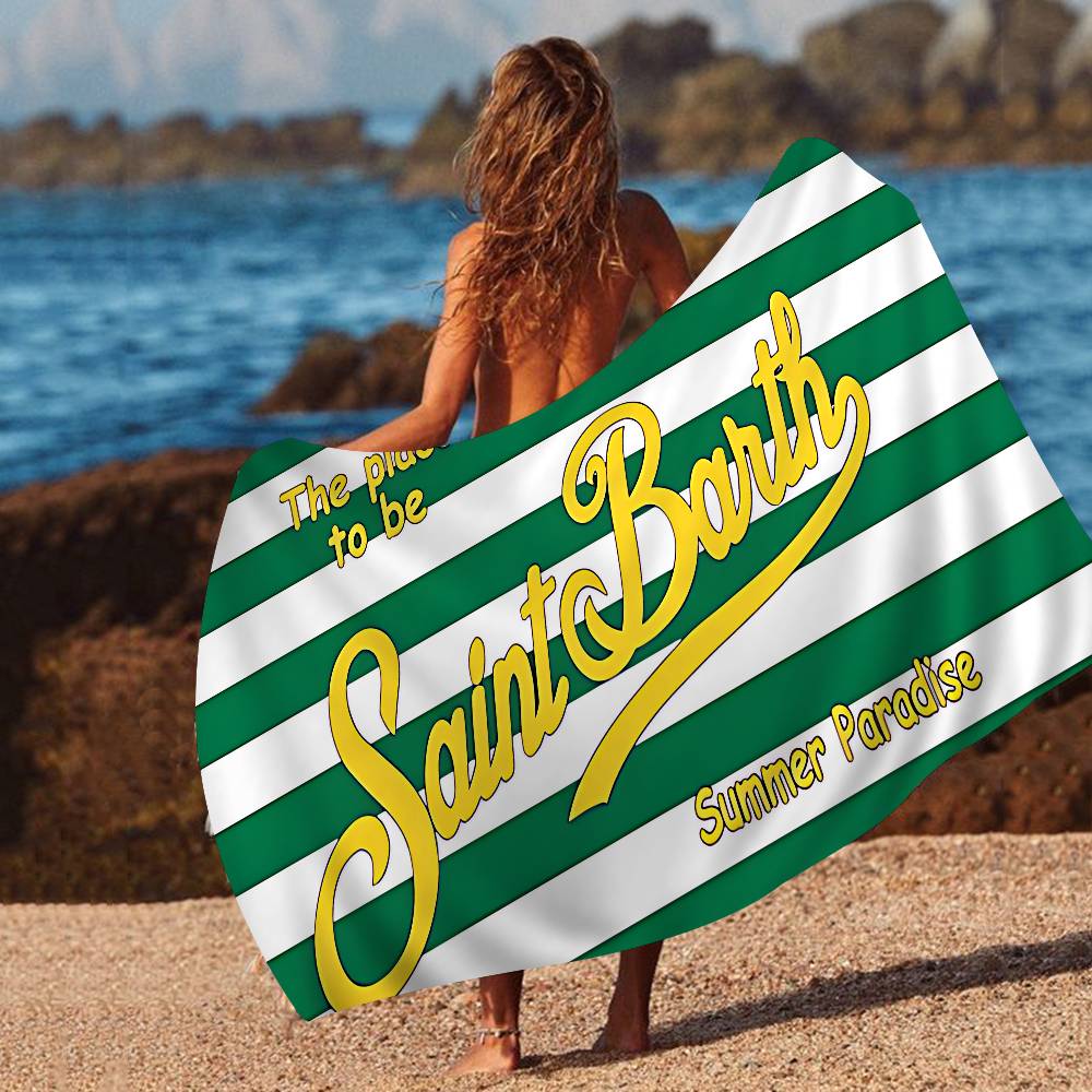 Saint Fashion Barth Große Mikrofaser-Strandtücher Schnelltrocknendes Handtuch Sand-Strandtücher Poolhandtuch Für Reisen Schwimmbad Yoga