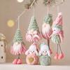 Xmas Ornament Plush Doll Pendant Snowman Christmas Tree Pendant  Home Decoration