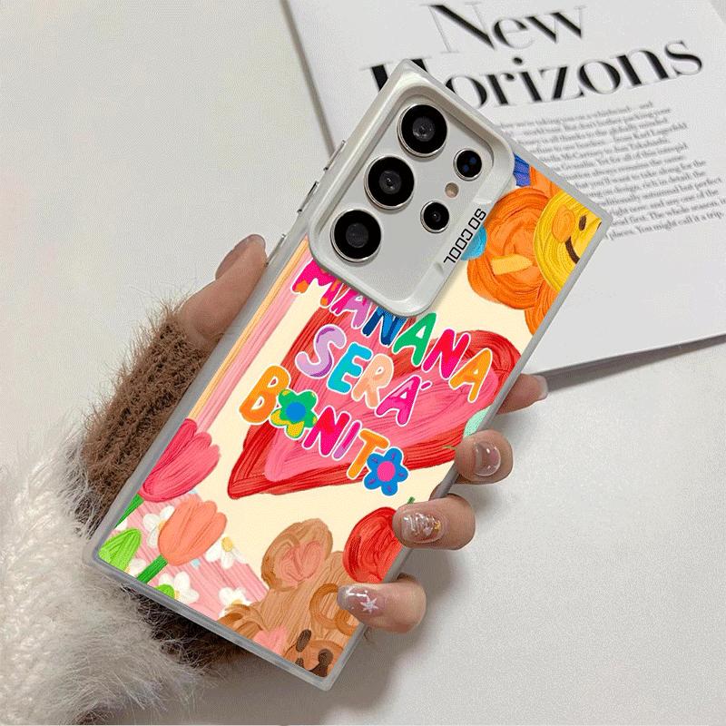

Karolg M-Manana Sera B-Bonito Shockproof Phone Case for Samsung Galaxy S26 Edge S25 Ultra S24 FE S23 Plus S21 Cover Anti Fall Fu Samsung S26 Edge