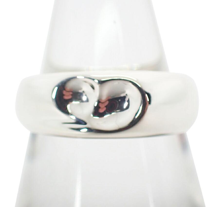 [Použitý] TIFFANY 925 Prsten se srdíčkem/Velikost 10/j12-11