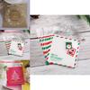 Christmas Packaging Gift Bags With Selfadhesive Closure For Holiday Cookies And Candies
