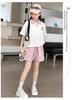 Girls' Academy Style Polo & Shorts Two-Piece Set
