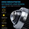 H4 LED Motorcycle Headlight Bulb Hi/Lo Beam Bulb 3000 Lumens White 6000K CSP Chips LED Motorbike Scooter Headlamp Fog Lights