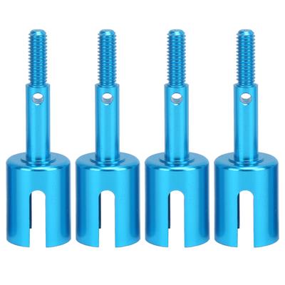 4Pcs RC Aluminum Alloy Front Rear Wheel Axle Cup for Tamiya TT01 RC Car Upgrade Parts