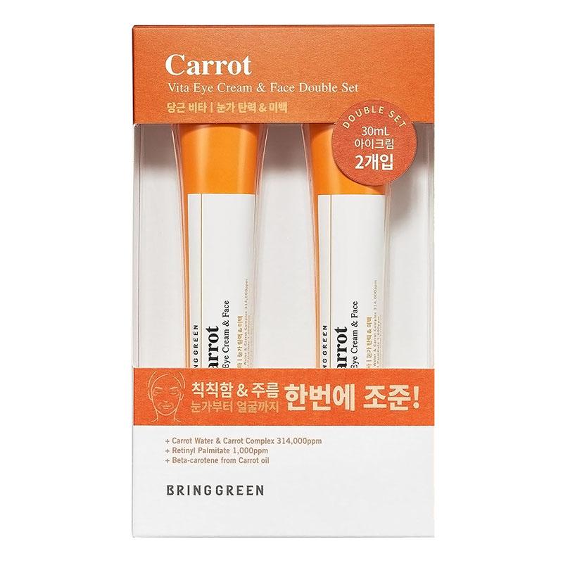 

[Bring Green] Двойной набор крема для глаз и лица Carrot Vita (30мл+30мл)